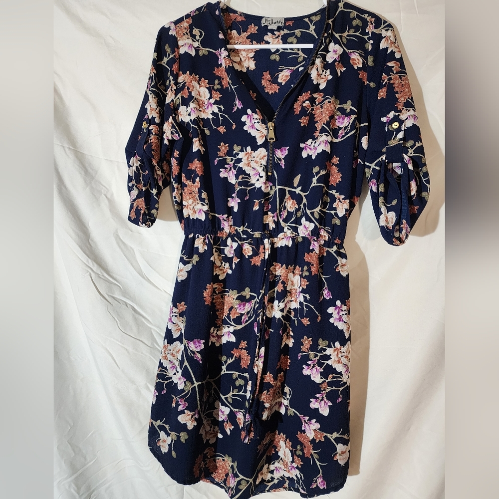 Navy blue dress (S)